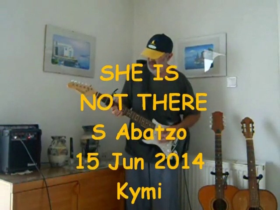 SHE IS NOT THERE_v