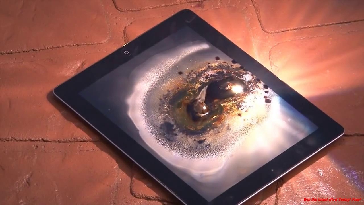 Lasers vs. iPad 3!