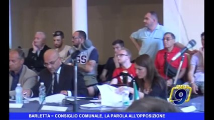 Barletta | Consiglio Comunale, la parola all'opposizione