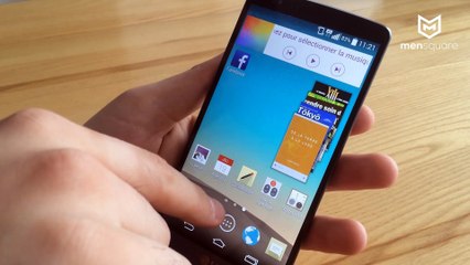Découverte des nouveautés logicielles du LG G3