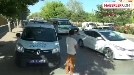 Konya Minibüse Çarpan Motosikletli Yaralandı