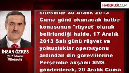 CHPli Özkes: Ayet ve Hadisleri Sansürlediler