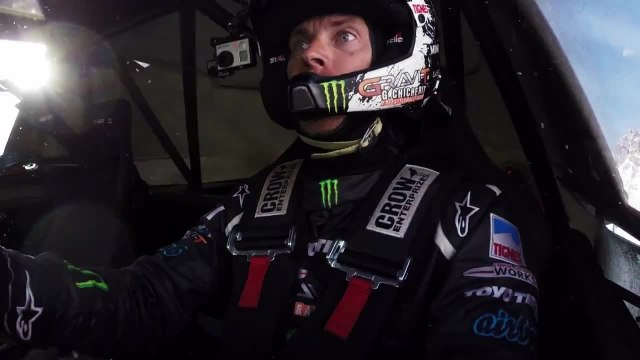 Crash de Guerlain Chicherit à Tignes (GoPro)