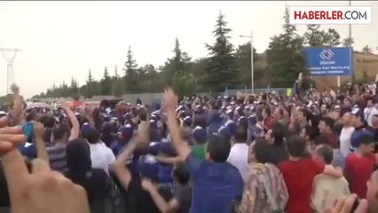 Şişe Cam işçileri grevde -