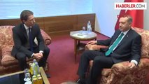 Erdoğan, Avusturya Dışişleri Bakanı Kurz'u Kabul Etti