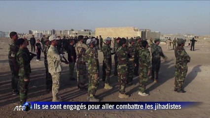 Irak: entraînement de volontaires pour combattre les jihadistes
