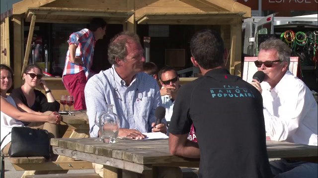 Le Café de la Marine du Télégramme avec Armel Le Cléac'h