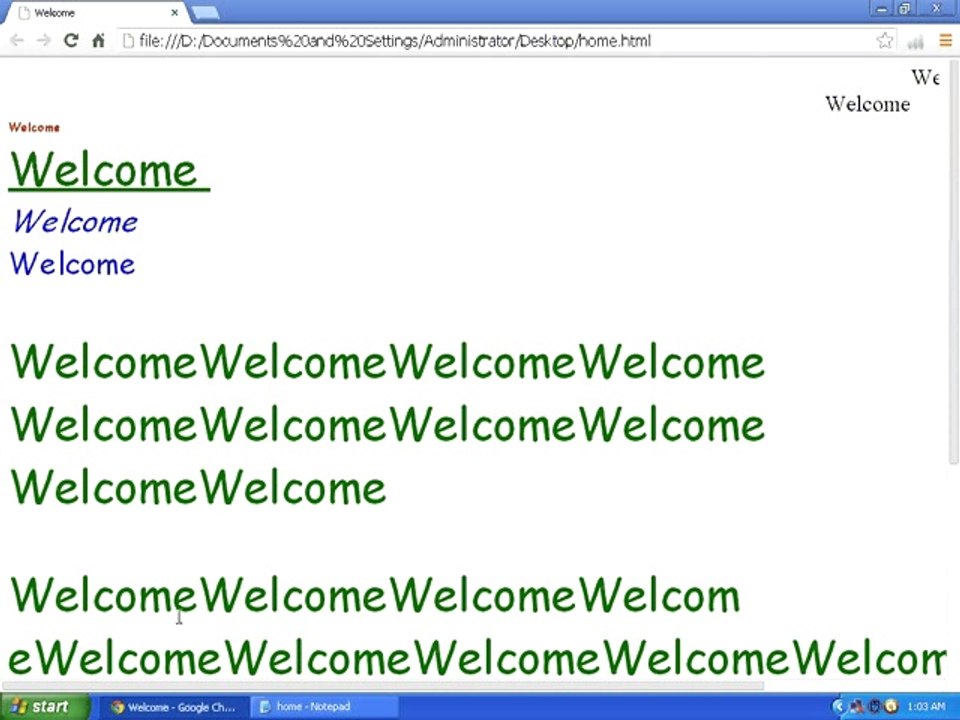 How we create Table in HTML