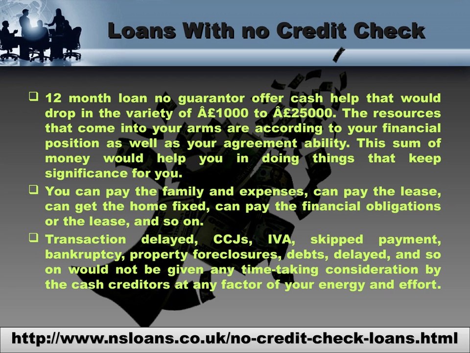 No Credit Check Loans @ http://www.nsloans.co.uk
