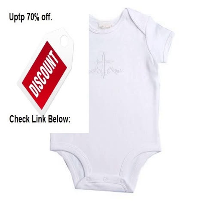 Cheap Deals Lauren Madison Baby boy girl Christening Baptism Infant Keepsake Unisex Bodysuit Review