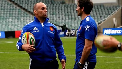 Le XV de France s'entraîne avant d'affronter l'Australie