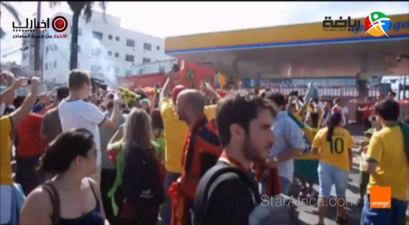 عيش أجواء المونديال كأنك في البرازل الإحتفالات,الشوارع,الملاعب,الجماهير ...