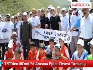 TRT'den 50'nci Yıl Anısına Ejder Zirvesi Tırmanışı