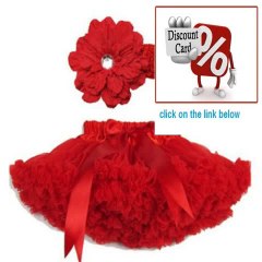 Cheap Deals Buenos Ninos Girl's Tutu Pettiskirt Set Hair Clip Review