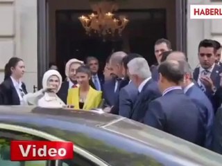 Erdoğan Paris'te Nişan Yüzüğü Taktı