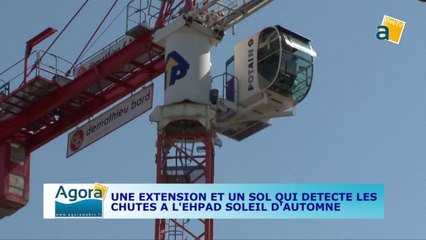 UNE EXTENSION ET UN SOL QUI DETECTE LES CHUTES A L'EHPAD SOLEIL D'AUTOMNE