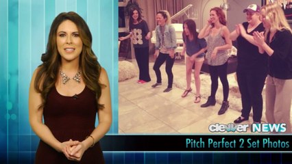 Anna Kendrick NEW Pitch Perfect 2 Set Photos