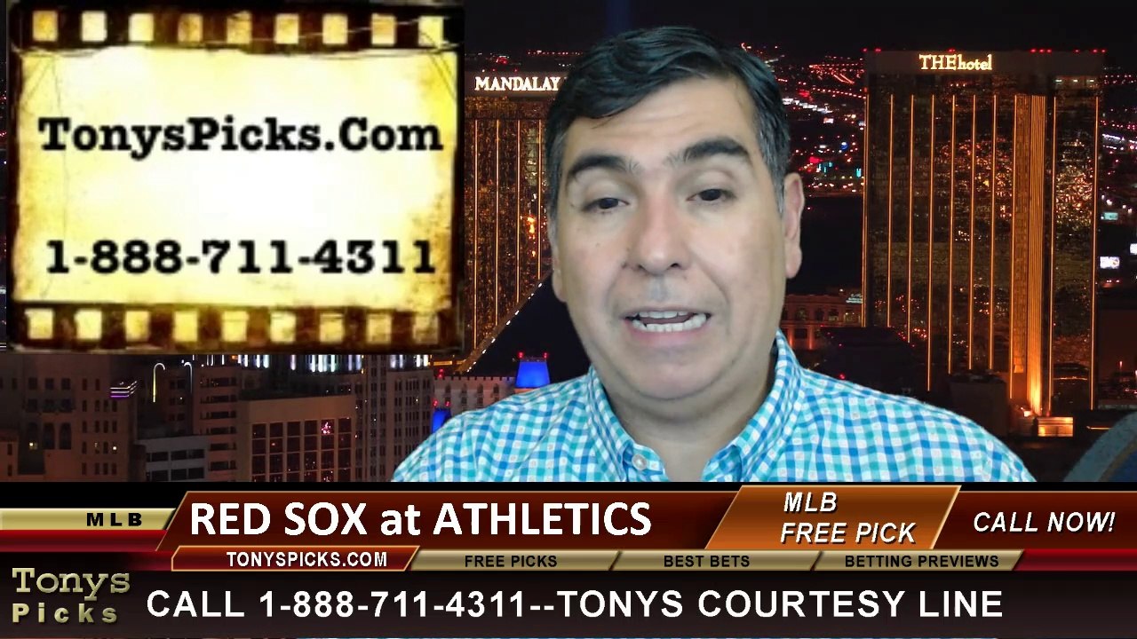 MLB Pick Oakland Athletics vs. Boston Red Sox Odds Prediction Preview 6-20-2014