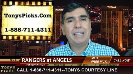 LA Angels vs. Texas Rangers Pick Prediction MLB Odds Preview 6-20-2014