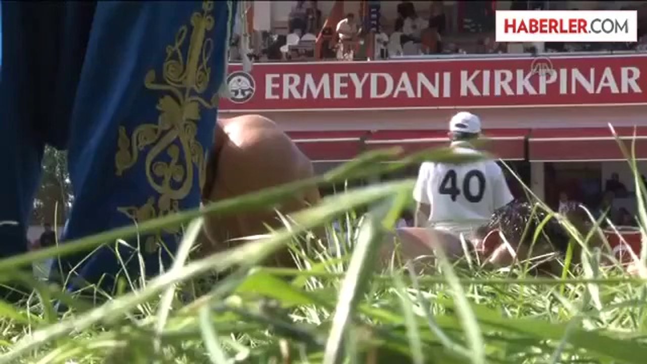 653. Tarihi Kırkpınar Yağlı Güreşleri - İlk gün güreşleri sona erdi -