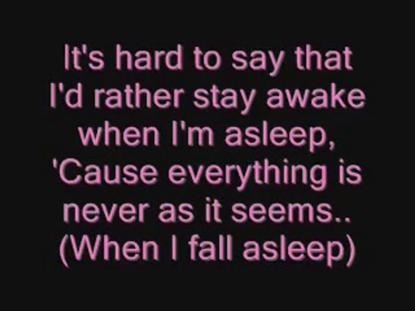 Owl City Fireflies Lyrics