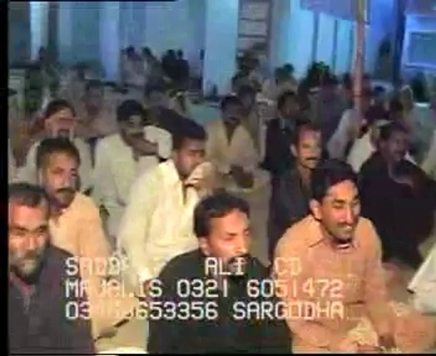 Zakir Ghulam Jafar Tayyar p 2 yadgar majlis Pjndi Bhatian