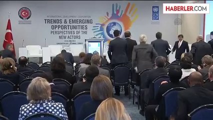 Uluslararası Kalkınma İşbirliği Konferansı - Davutoğlu -