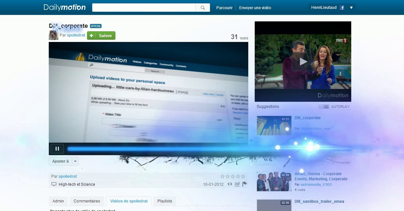 Turcell custom pre roll Dailymotion Turquie