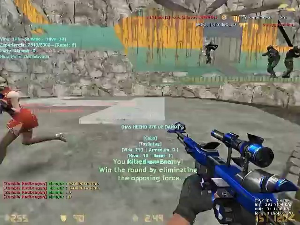 Zombie Escape Niveles Mexico + Resets - Counter Strike 1.6 2014