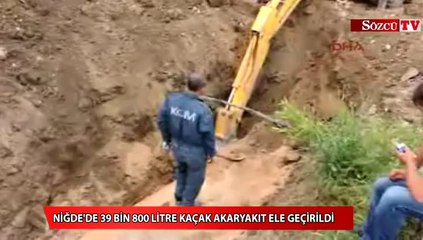 39 bin 800 litre kaçak yakıt