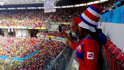L!TV flagra reação da musa da Costa Rica na hora do gol