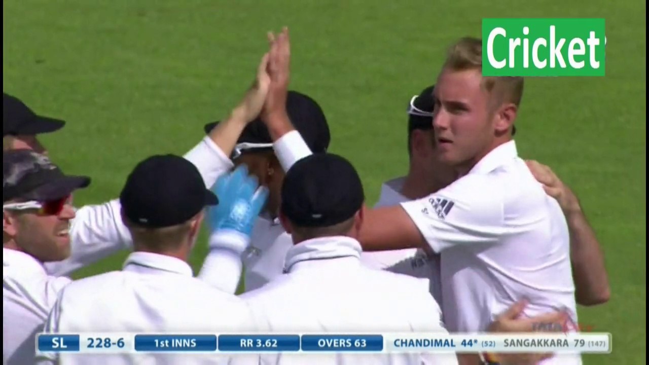 Stuart Broad Hat-Trick Video, Against Sri Lanka (June 20, 2014)