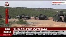 Tunceli'de PKK'lılar Askerlere Ateş Açtı