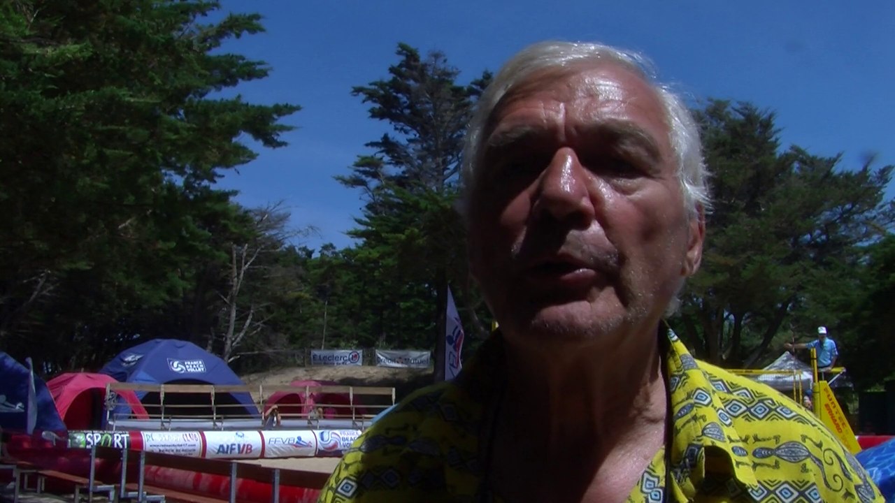 Championnat de beach-volley au bois-plage