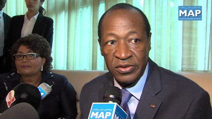 Blaise Compaoré souligne l’importance de la tenue de la 25 ème session du Forum de Crans Montana