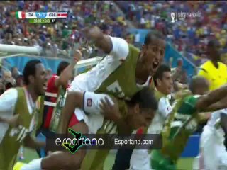 ملخص مباراة كوستاريكا و إيطاليا كاس العالم 2014