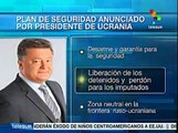 Poroshenko presenta plan de seguridad para este ucraniano