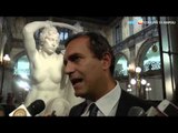 Napoli - Le dichiarazioni del sindaco su elezioni regionali e città metropolitana (20.06.14)