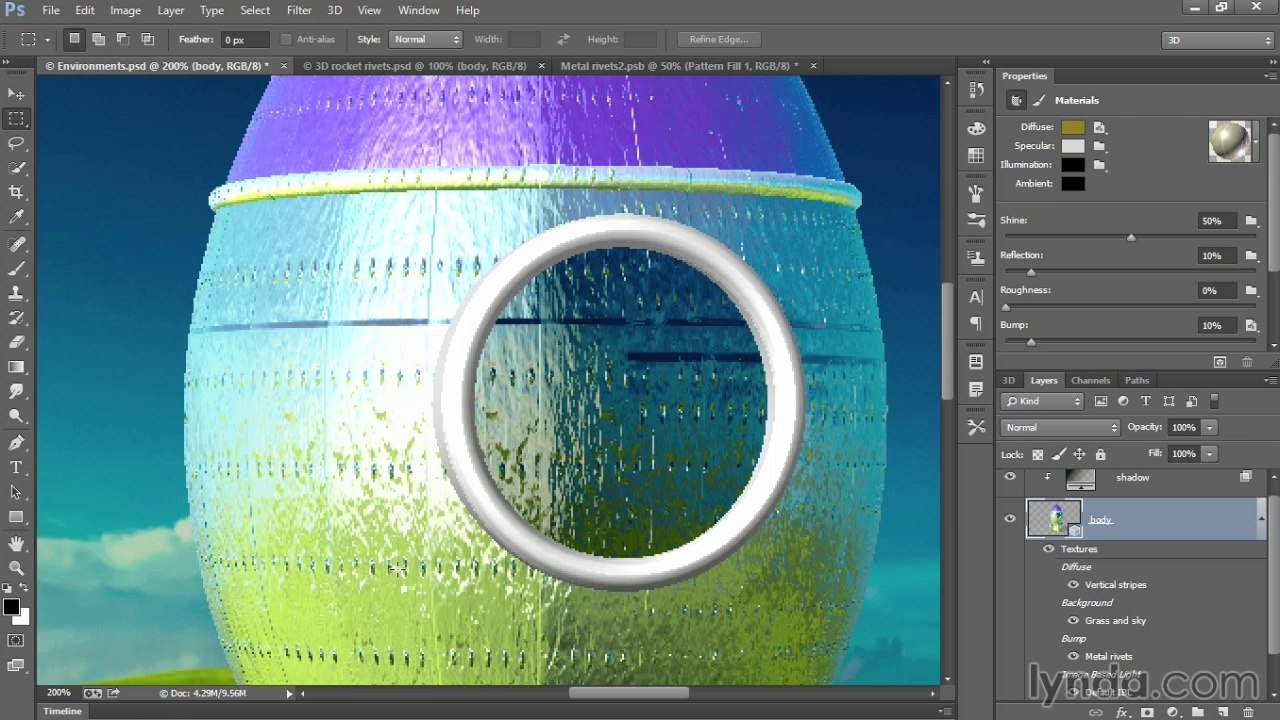 Introducing Photoshop 3D 31