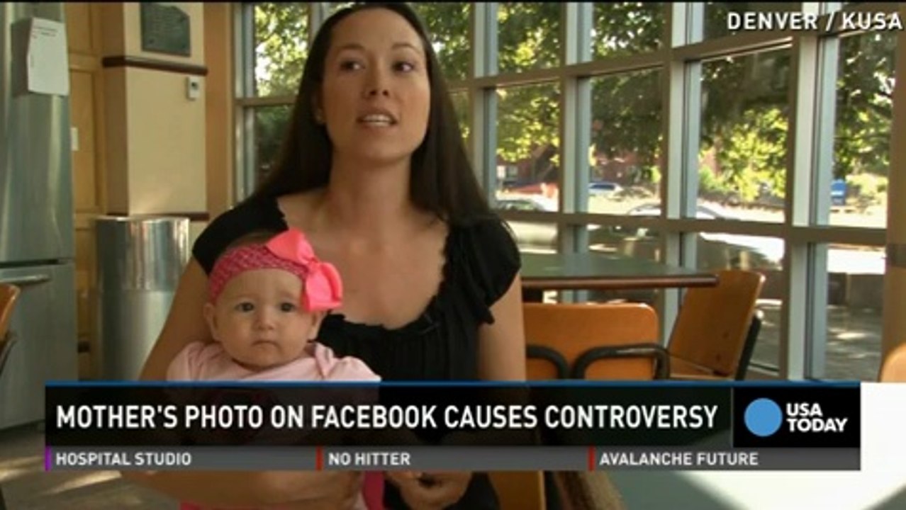 Facebook suspends mom's account for breastfeeding pic