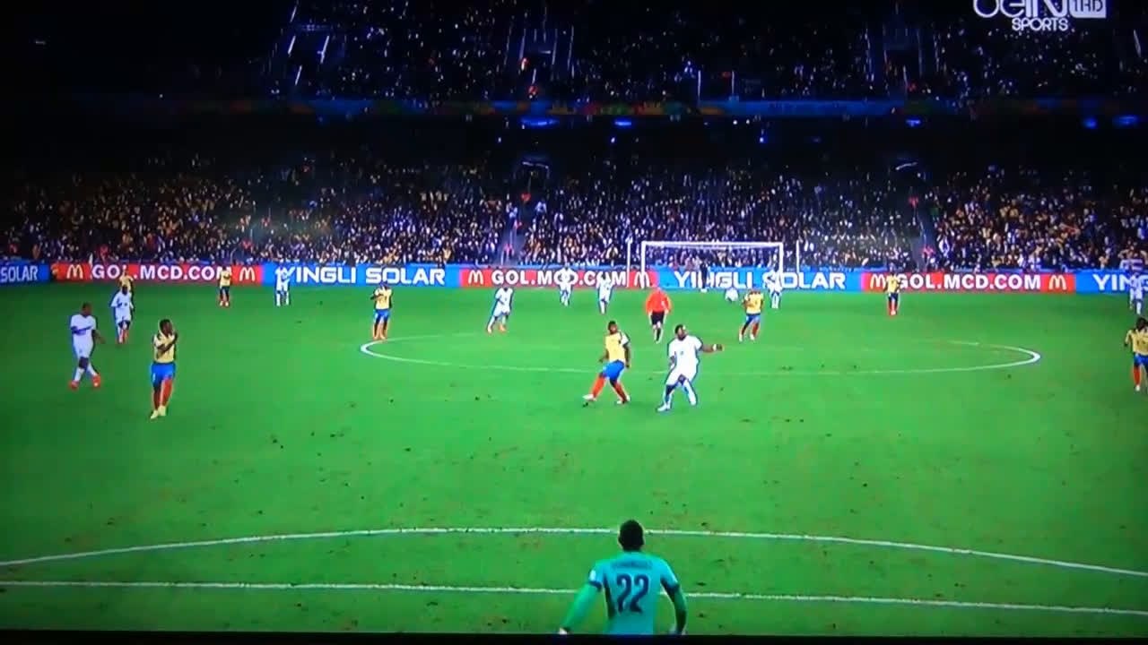 أهداف الشوط الأول لمباراة الأكوادور وهندوراس
