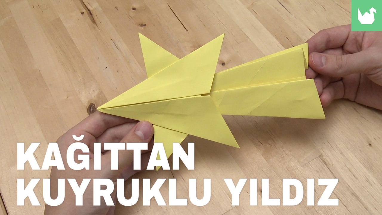 Kağıttan Kuyruklu Yıldız Nasıl Yapılır ?