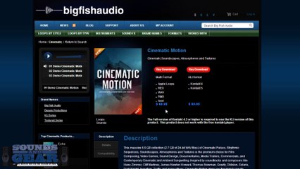 Big Fish Audio Cinematic Motion review - SoundsAndGear.com
