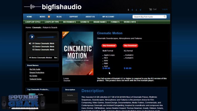 Big Fish Audio Cinematic Motion review - SoundsAndGear.com