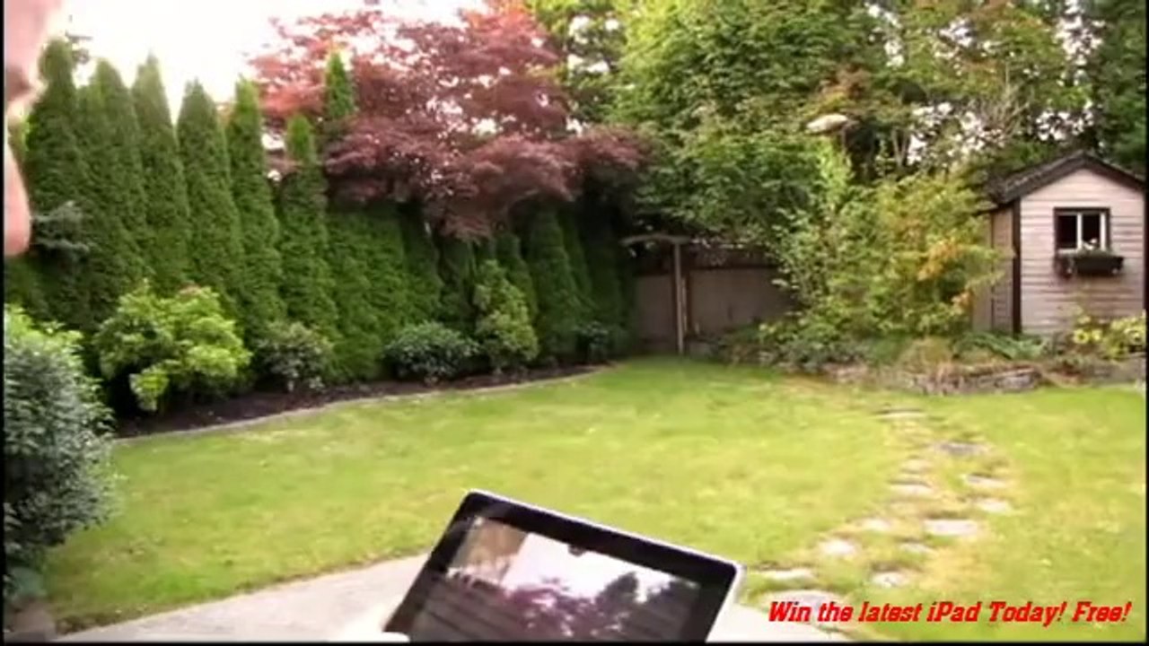 Parrot AR.Drone iPad Controlled Remote Control Aircraft Test Flight Demo Linus Tech Tips