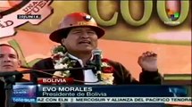 Mineros bolivianos apoyan candidatura de Evo Morales