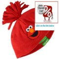Cheap Deals Sesame Street Headwear Baby-Boys Infant Elmo Fleece Toque Hat with Pom Pom Review