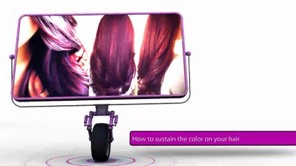 violet red hair color