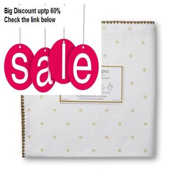 Cheap Deals SwaddleDesigns Ultimate Receiving Blanket, Gold Little Dots with Mocha Trim, Kiwi Review