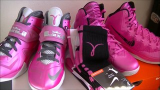 Breast Cancer Awareness Month 2013 Nike Lebron 7 VII and Hyperdunk Kay Yow 2013